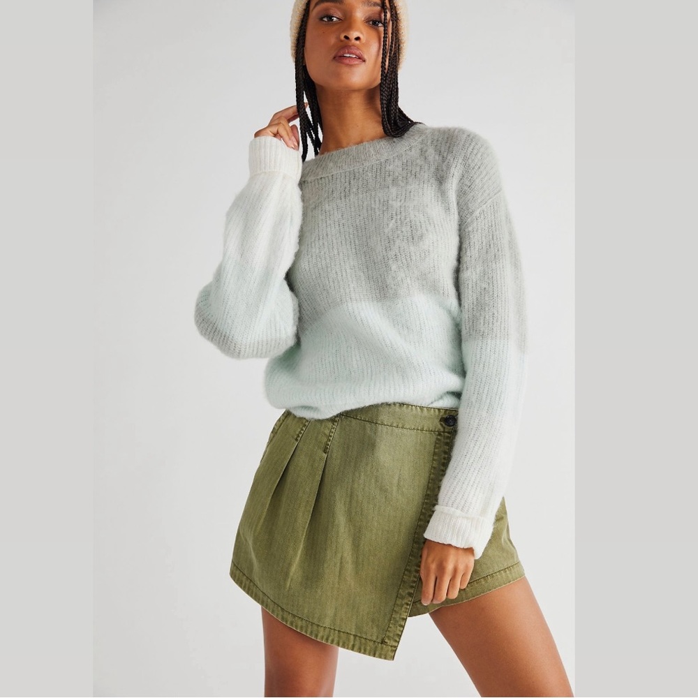 Free People Autumn Sky Pullover Sweater Sz S